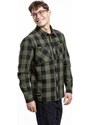 Meatfly pánská košile Hunt 2.0 Premium Olive | Zelená | 100% bavlna
