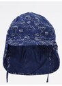 Yoclub Kids's Boys' Summer Cap With Neck Protection CLE-0118C-A100 Navy Blue