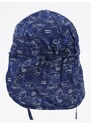 Yoclub Kids's Boys' Summer Cap With Neck Protection CLE-0118C-A100 Navy Blue