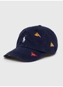 Bavlněná baseballová čepice Polo Ralph Lauren tmavomodrá barva, 710926397