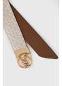 Oboustranný kožený pásek MICHAEL Michael Kors dámský, béžová barva