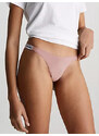 Spodní prádlo Dámské kalhotky STRING THONG (DIPPED) 000QD5157ETQO - Calvin Klein