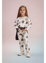 DEFACTO Baby Girl Floral Sweatshirt Leggings 2 Piece Set