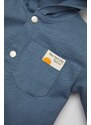 DEFACTO Baby Boy Gabardine Long Sleeve Hooded Shirt