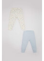 DEFACTO Baby Boy Regular Fit Marine Printed Heavy Fabric 2 Piece Pants