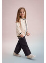 DEFACTO Baby Girl Cargo Fit Gabardine Trousers