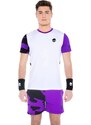 Pánské tričko Hydrogen Tech Camo Tee White/Purple M