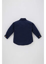 DEFACTO Baby Boy Twill Long Sleeve Shirt