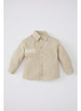 DEFACTO Baby Boy Printed Gabardine Shirt