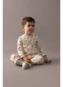 DEFACTO Baby Boy Newborn Safari Printed Premium Jumpsuit