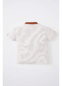DEFACTO Baby Boy Poplin Short Sleeve Shirt