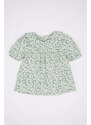 DEFACTO Baby Girl Bebe Collar Crinkle Viscose Shirt