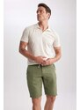 DEFACTO Regular Fit Cotton Elastic Waist Shorts