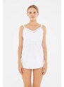 Dagi White Postpartum Nursing Undershirt