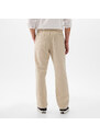 Pánské kalhoty GAP Linen Pull On Pants Regular Grey