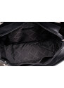 Michael Kors dámská velká kabelka Jet Set Travel černá se stříbrným monogramem