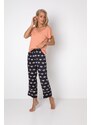 TIMO Dámské pyžamo Moira s krajkovým bavlněným topem