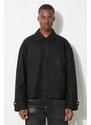 Bavlněná bunda Represent Horizons černá barva, oversize, MLM119.01