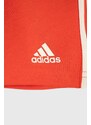 Kojenecká sada adidas červená barva