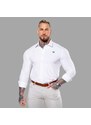 Strečová košile Iron Aesthetics Slim Stretch, bílá
