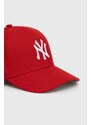 Dětská baseballová čepice 47brand MLB New York Yankees červená barva, s aplikací, BMVP17WBV