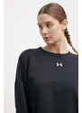 Mikina Under Armour dámská, černá barva, melanžová