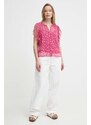 Košile Pepe Jeans MARLEY dámská, růžová barva, relaxed, PL304798