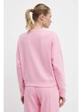 Mikina Guess SKYLAR dámská, růžová barva, s aplikací, V4GQ07 K8802