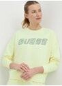 Mikina Guess SKYLAR dámská, zelená barva, s aplikací, V4GQ07 K8802