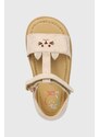 Dětské semišové sandály Shoo Pom TITY MIAOU béžová barva