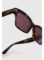 Sluneční brýle Tom Ford dámské, hnědá barva, FT1085_5452U