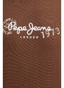 Tričko Pepe Jeans CAMILLE hnědá barva, s potiskem, PM509373