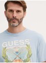Bavlněné tričko Guess s potiskem, M4GI60 K9RM1