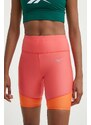 Běžecké šortky Mizuno Impulse Core oranžová barva, high waist, J2GBB206