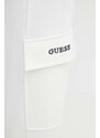 Tepláky Guess RUTH béžová barva, s aplikací, V4GB12 KC5U1