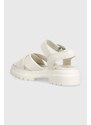 Kožené sandály Timberland London Vibe dámské, bílá barva, na platformě, TB0A62ACEM21