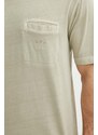 Bavlněné tričko adidas Originals béžová barva, IS1763
