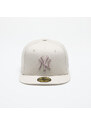 Kšiltovka New Era New York Yankees 59Fifty Fitted Cap Stone/ Ash Brown
