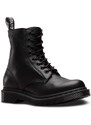 Kožené workery Dr. Martens 1460 Pascal MONO dámské, černá barva, na plochém podpatku, 24479001