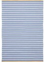 Modro-bílý pruhovaný koberec Kave Home Mendia 160 x 230 cm