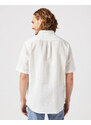 Pánská Košile Wrangler Ss 1 Pkt Shirt Worn White