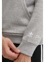 Mikina adidas Originals HA5816 pánská, šedá barva, s aplikací