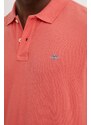 Bavlněné polo tričko Gant růžová barva
