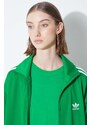 Mikina adidas Originals pánská, zelená barva, s aplikací, IU0762