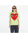 Comme des Garçons PLAY Short Sleeve Logo Print T-Shirt UNISEX Green