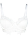 Trendyol Bridal White Brode Lace Detailed Covered Knitted Bra