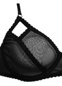 Trendyol Black Tulle Capless T-Shirt Bra Knitted Bra