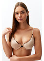 Trendyol Black-Skin Polyamide Double-Sided Wearable Covered Knitted Bra