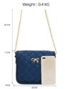 Anna Grace London Anna Grace Dámská tmavě modrá kabelka crossbody AG00598