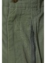 Bavlněné šortky Engineered Garments Fatigue Short zelená barva, OR271.CT010